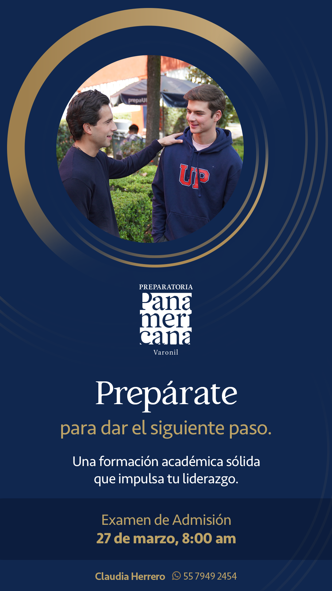 Examen de admisión varonil Prepa UP