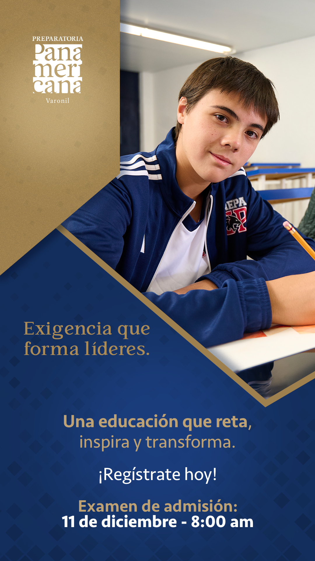 Examen de admisión varonil Prepa UP