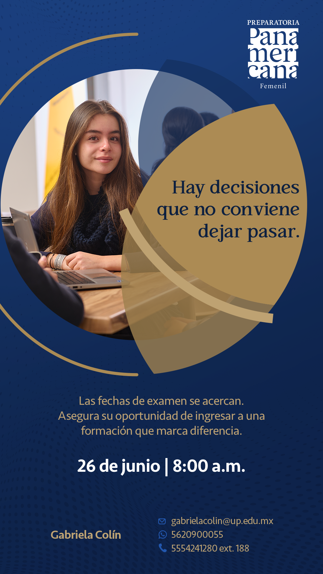 Examen de admisión femenil