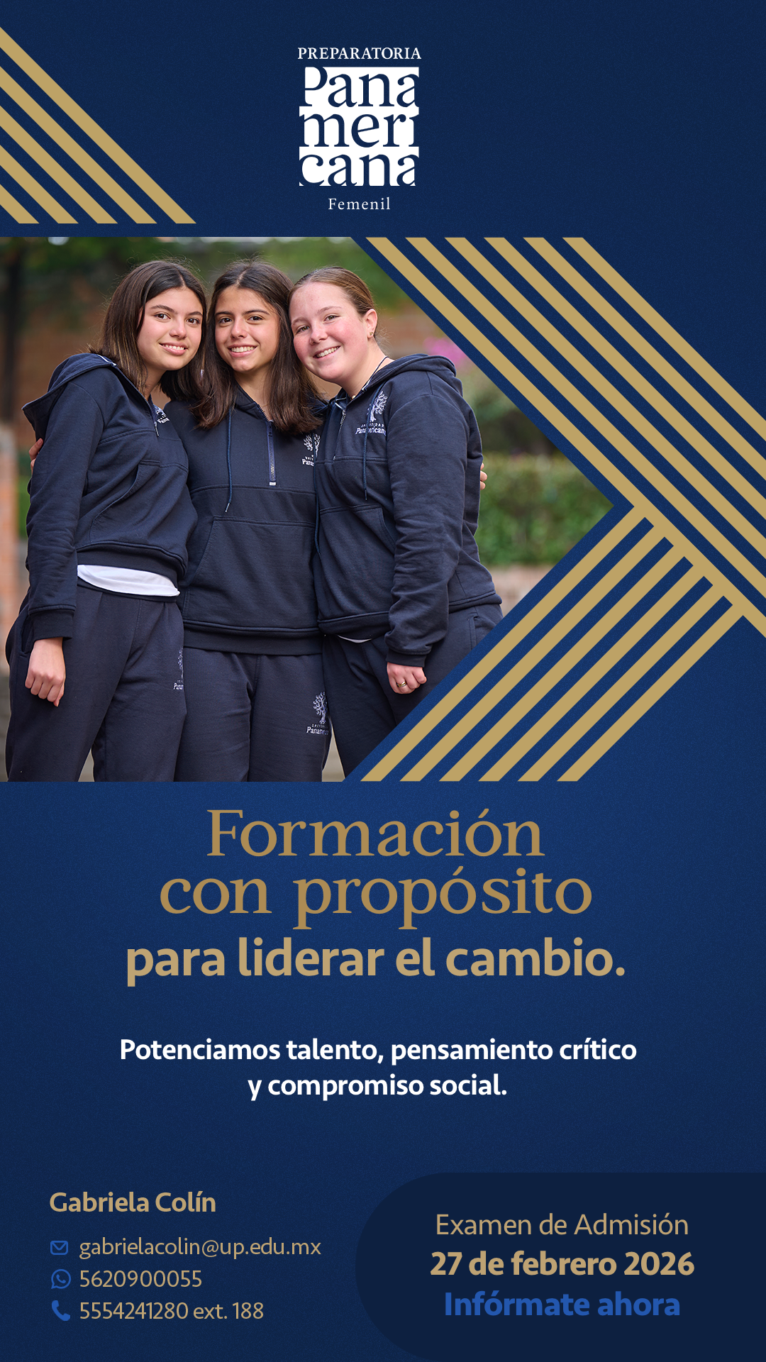 Examen de admisión femenil