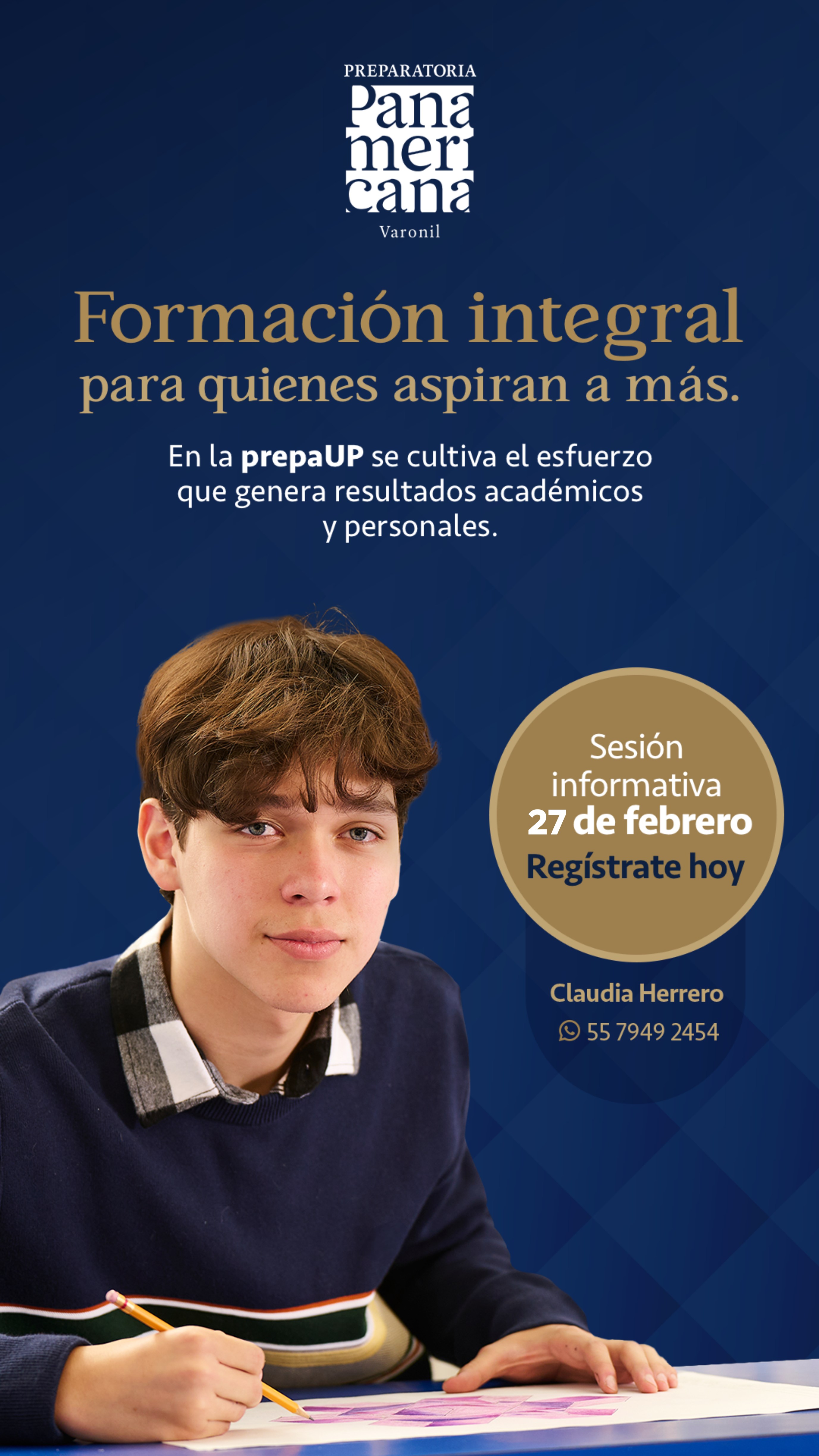 Sesión informativa de Preparatoria UP - varonil